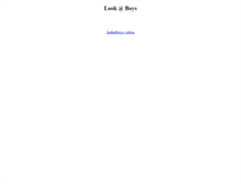 Tablet Screenshot of lookatboys.com